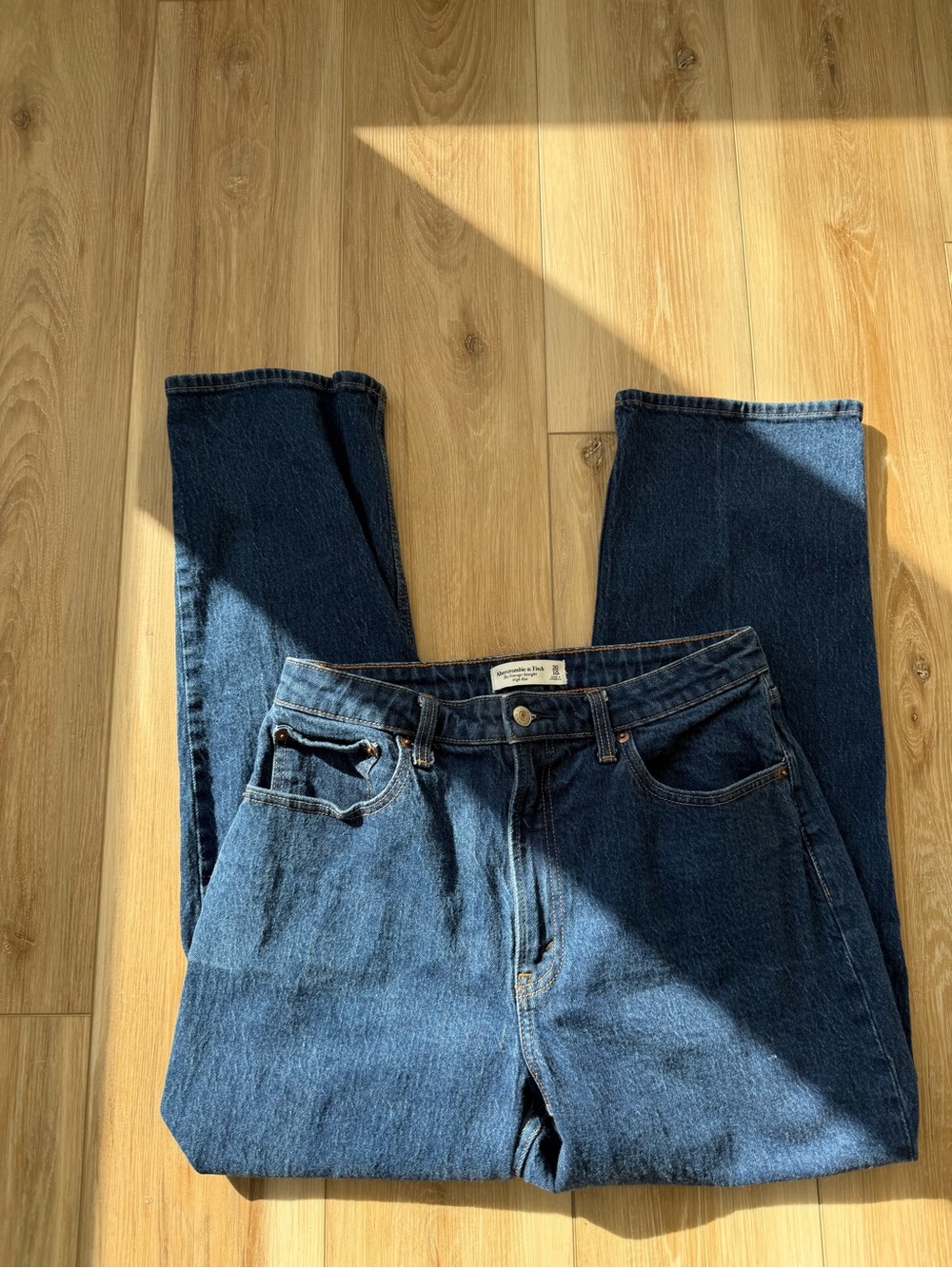 Classic High-Rise Dark Blue Women’s Jeans